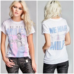 NWOT Miles Davis Jazz Band Tee RECYCLED KARMA BRAND